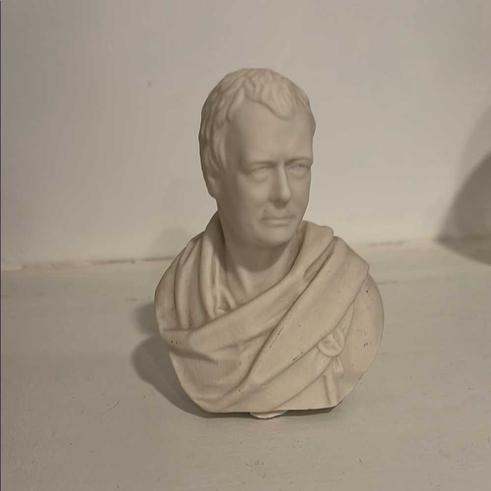 Mid 19th Century Parian Bust Sir Walter Scott